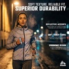 image:imageRBX 2lb Walking Weights Pair 1lb Each Soft Hand Weights with Reflective Safety Straps Ergonomic Grip amp Breathable Fabric Add Resistance to Walking Jogging amp AerobicsLight Blue