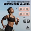 image:imageRBX 2lb Walking Weights Pair 1lb Each Soft Hand Weights with Reflective Safety Straps Ergonomic Grip amp Breathable Fabric Add Resistance to Walking Jogging amp AerobicsPink