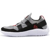 image:imageRBX Active Mens Lace Up Breathable Knit Athletic Running Shoe STP GreyBlack 9