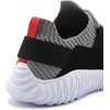 image:imageRBX Active Mens Lace Up Breathable Knit Athletic Running Shoe STP GreyBlack 9