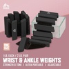 image:imageRBX Adjustable Ankle amp Wrist Weights Customizable for Pilates Yoga Walking Barre Home Workouts amp Strength TrainingBlack