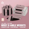 image:imageRBX Adjustable Ankle amp Wrist Weights Customizable for Pilates Yoga Walking Barre Home Workouts amp Strength TrainingRose Gold