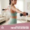 image:imageRBX Hand Weights Neoprene Hand Weights for Home Workouts Cardio amp Strength Training Home Gym EquipmentBlack