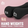 image:imageRBX Hand Weights Neoprene Hand Weights for Home Workouts Cardio amp Strength Training Home Gym EquipmentBlack