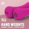 image:imageRBX Hand Weights Neoprene Hand Weights for Home Workouts Cardio amp Strength Training Home Gym EquipmentBright Pink
