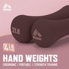 image:imageRBX Hand Weights Neoprene Hand Weights for Home Workouts Cardio amp Strength Training Home Gym EquipmentBrown