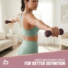 image:imageRBX Hand Weights Neoprene Hand Weights for Home Workouts Cardio amp Strength Training Home Gym EquipmentBrown