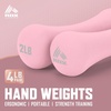 image:imageRBX Hand Weights Neoprene Hand Weights for Home Workouts Cardio amp Strength Training Home Gym EquipmentLight Pink
