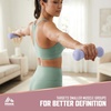 image:imageRBX Hand Weights Neoprene Hand Weights for Home Workouts Cardio amp Strength Training Home Gym EquipmentPurple