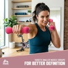 image:imageRBX Hand Weights Neoprene Hand Weights for Home Workouts Cardio amp Strength Training Home Gym EquipmentRaspberry
