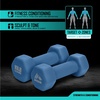 image:imageRBX Weights Dumbbells Set  Neoprene Arm Weights With NonSlip Grip Strength Training Equipment for Home or Gym AntiRollMalibu Blue