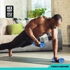 image:imageRBX Weights Dumbbells Set  Neoprene Arm Weights With NonSlip Grip Strength Training Equipment for Home or Gym AntiRollMalibu Blue