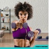 image:imageRBX Weights Dumbbells Set  Neoprene Arm Weights With NonSlip Grip Strength Training Equipment for Home or Gym AntiRollRoyal Plum