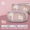 image:imageRBX Wrist amp Ankle Weights Set 2LB Pair1LB Each Adjustable Comfort Fit for Training amp ToningCream