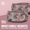 image:imageRBX Wrist amp Ankle Weights Set 2LB Pair1LB Each Adjustable Comfort Fit for Training amp ToningRose Gold
