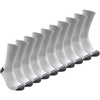 image:imageRBX Active Mens Crew Socks Multipack Athletic Peformance XDri Quick Dry Cushioned High Crew Socks 10Pack White Combo 1013