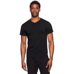 image:imageRBX Active 2Pack Mens VNeck UndershirtsSolid Black