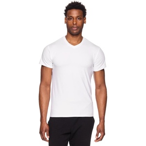 image:imageRBX Active 2Pack Mens VNeck UndershirtsSolid White