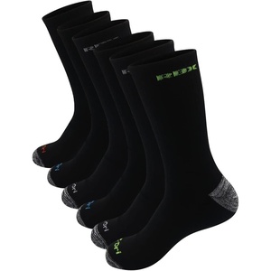 image:imageRBX Active Mens Athletic XDri Quick Dry 6Pack Crew Socks