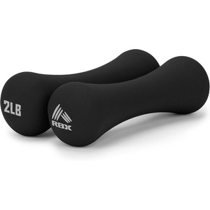 image:imageRBX Hand Weights Neoprene Hand Weights for Home Workouts Cardio amp Strength Training Home Gym EquipmentBlack