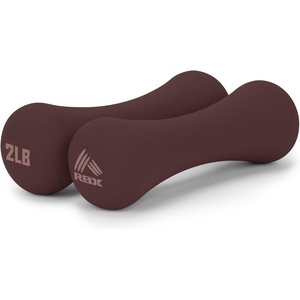 image:imageRBX Hand Weights Neoprene Hand Weights for Home Workouts Cardio amp Strength Training Home Gym EquipmentBrown