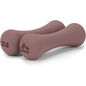 image:imageRBX Hand Weights Neoprene Hand Weights for Home Workouts Cardio amp Strength Training Home Gym EquipmentRose Gold