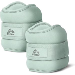 image:imageRBX Wrist amp Ankle Weights Set Adjustable Comfort Fit for Training amp ToningMedium Green