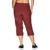 image:imageBX Active Womens Plus Size Woven Lightweight Drawstring Capri Pant Rust 3X