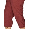 image:imageBX Active Womens Plus Size Woven Lightweight Drawstring Capri Pant Rust 3X