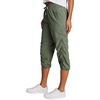 image:imageRBX Active Capri Pants for Women Joggers Stretch Lightweight Womens Casual Pant Capri with DrawstringBasil