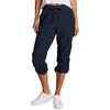 image:imageRBX Active Capri Pants for Women Joggers Stretch Lightweight Womens Casual Pant Capri with DrawstringDeep Navy