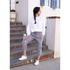 image:imageRBX Active Capri Pants for Women Joggers Stretch Lightweight Womens Casual Pant Capri with DrawstringDolphin Grey