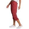 image:imageRBX Active Capri Pants for Women Joggers Stretch Lightweight Womens Casual Pant Capri with DrawstringGarnet