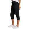 image:imageRBX Active Capri Pants for Women Joggers Stretch Lightweight Womens Casual Pant Capri with DrawstringJet Black