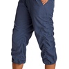 image:imageRBX Active Capri Pants for Women Joggers Stretch Lightweight Womens Casual Pant Capri with DrawstringSmoke Blue