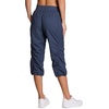 image:imageRBX Active Capri Pants for Women Joggers Stretch Lightweight Womens Casual Pant Capri with DrawstringVintage Navy