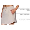 image:imageRBX Active Fashion Skort for Women Quick Drying Woven Skirt with Inner Liner Shorts for Hiking Tennis Golf PickleballSand