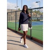 image:imageRBX Active Longer Length Skort for Women Quick Drying Woven Pickleball Golf Skort with Pockets for Tennis Hiking RunningGardenia Cream