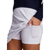 image:imageRBX Active Longer Length Skort for Women Quick Drying Woven Pickleball Golf Skort with Pockets for Tennis Hiking RunningLong Length White