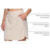 image:imageRBX Active Longer Length Skort for Women Quick Drying Woven Pickleball Golf Skort with Pockets for Tennis Hiking RunningSand