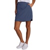 image:imageRBX Active Longer Length Skort for Women Quick Drying Woven Pickleball Golf Skort with Pockets for Tennis Hiking RunningSmoke Blue