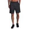 image:imageRBX Active Mens 9Inch Inseam Workout Running Gym Athletic Basketball Shorts with PocketsSpace Dye Mesh Charcoal