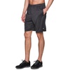 image:imageRBX Active Mens 9Inch Inseam Workout Running Gym Athletic Basketball Shorts with PocketsStriated Texture Charcoal