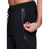 image:imageRBX Active Mens Athletic Fleece Lined Tapered Jogger Sweatpant with PocketAnkle Zip Black