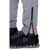 image:imageRBX Active Mens Athletic Fleece Lined Tapered Jogger Sweatpant with PocketAnkle Zip Grey