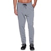 image:imageRBX Active Mens Athletic Fleece Lined Tapered Jogger Sweatpant with PocketAnkle Zip Grey