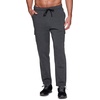 image:imageRBX Active Mens Athletic Fleece Lined Tapered Jogger Sweatpant with PocketCharcoal Heather Cargo