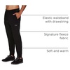 image:imageRBX Active Mens Athletic Fleece Lined Tapered Jogger Sweatpant with PocketF20 Zip Black