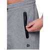 image:imageRBX Active Mens Athletic Fleece Lined Tapered Jogger Sweatpant with PocketGrey Bonded