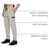 image:imageRBX Active Mens Athletic Fleece Lined Tapered Jogger Sweatpant with PocketZip Pocket Stone